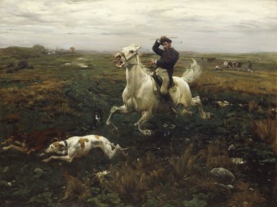 Squire; Der Gutsherr, by Alfred von Wierusz-Kowalski
