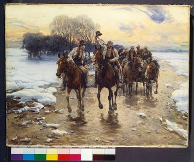 Düğün Partisi by Alfred von Wierusz-Kowalski