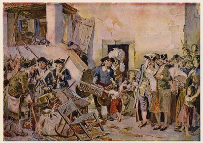 Yoksulluğa itilen insanlar eşyalarını rehin bırakıyor, Portekiz by Alfredo Roque Gameiro