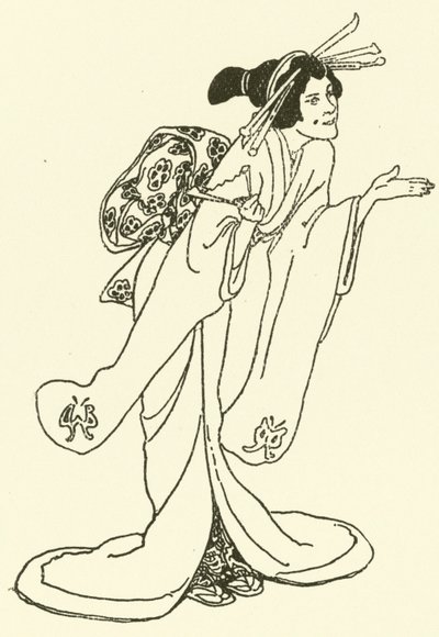 Mikado'nun Öyküsü için İllüstrasyon (gravür) by Alice Bolingbroke (after) Woodward