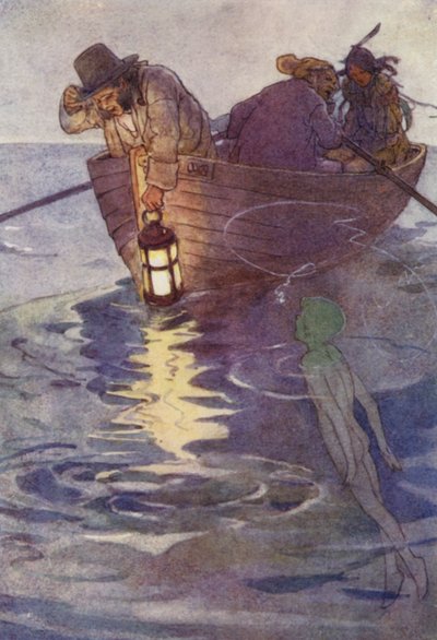 Tiger Lily, Halatlarla (renkli lito) sıkıca bağlandı by Alice Bolingbroke (after) Woodward