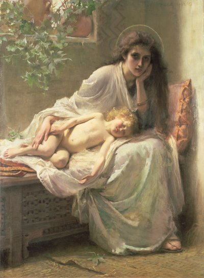 Mary bütün bunları sakladı ve yüreğinde düşündü. by Alice Havers