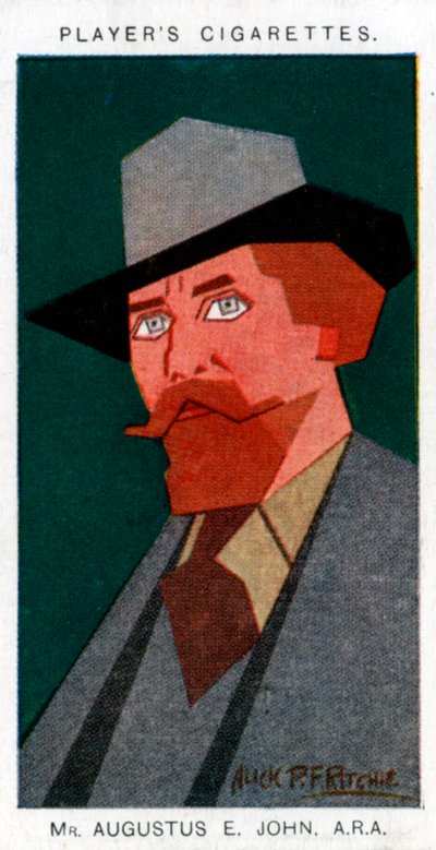 Augustus John, İngiliz ressam, 1926. by Alick P. F. Ritchie