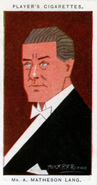Matheson Lang, Kanadalı aktör-yönetici ve oyun yazarı, 1926 by Alick P. F. Ritchie