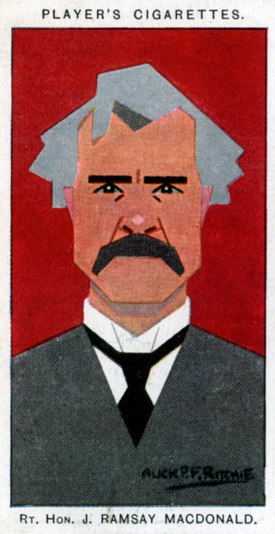 Ramsay MacDonald, İngiltere Başbakanı, 1926. by Alick P. F. Ritchie