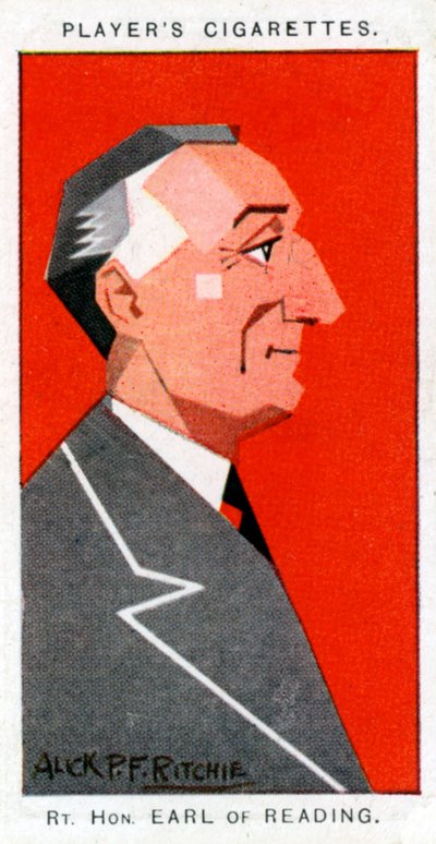 Rufus Isaacs, Okuma 1 Marki, Lord Başyargıç ve diplomat, 1926. by Alick P. F. Ritchie