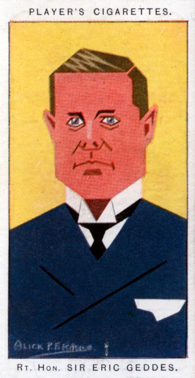 Sir Eric Campbell Geddes, İngiliz politikacı, 1926 by Alick P. F. Ritchie