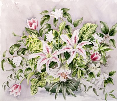 Zambaklar ile Natürmort, 1996 by Alison Cooper