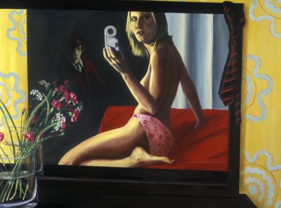 İç giyim, 2000 (tuval üzerine akrilik) by Alix Contemporary Artist Soubiran Hall