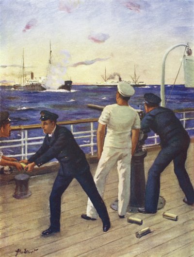 Asteğmen Reginald Himbury, Alman akıncı Moewe ile mücadelede Klan McTavish