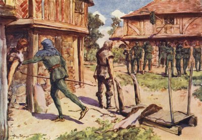 Robin Hood ve Mutlu Adamları: Robin Hood nasıl kanun kaçağı oldu (renkli taş) by Allan (after) Stewart