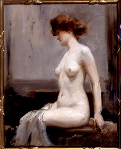 Model (gemideki yağ) by Allan Douglas Davidson