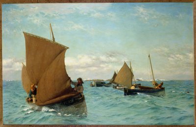 Luggers, Demirleme Alanları, 1886 by Allan J. Hook