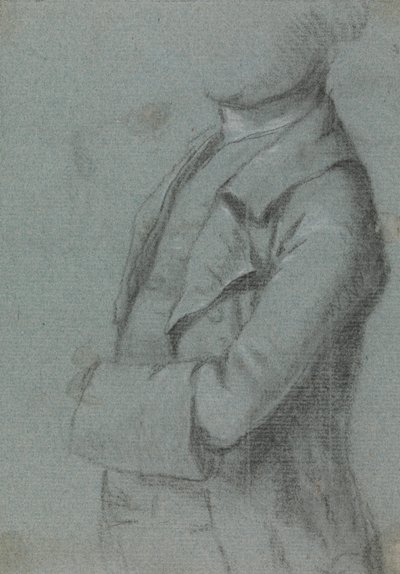Bir Erkek Portresi için Kostüm Çalışması by Allan Ramsay
