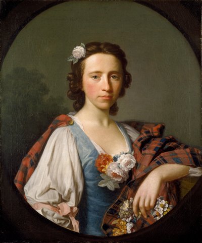 Flora MacDonald, 1749 by Allan Ramsay