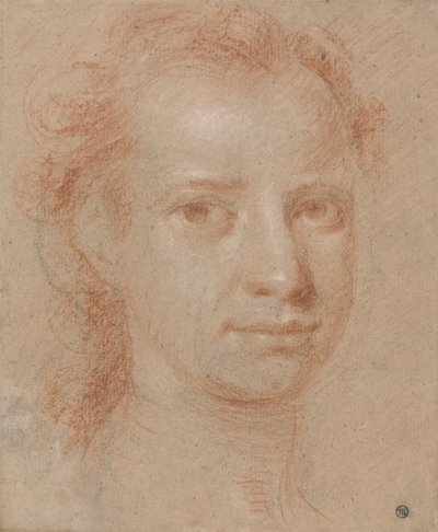 Genç Kadın veya Erkek Başkanı by Allan Ramsay