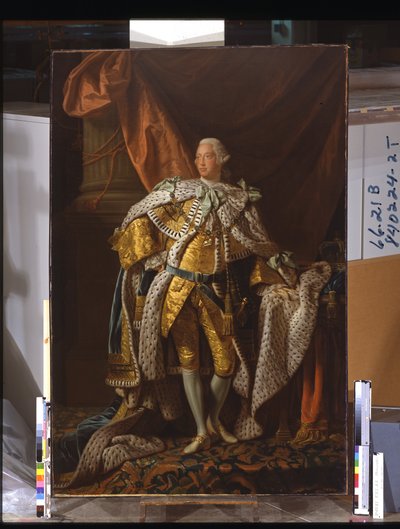 Kral George III (tuval üzerine yağlıboya) by Allan Ramsay