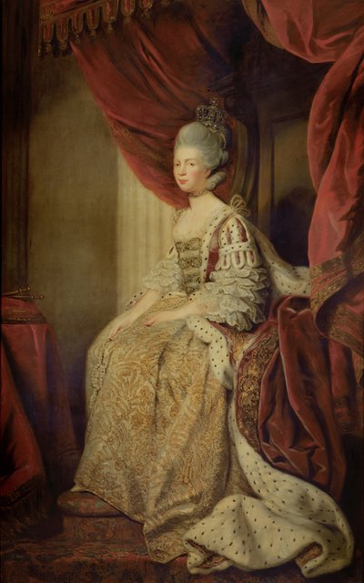 Kraliçe Charlotte by Allan Ramsay