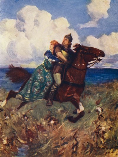Kuşların Savaşı (renkli taş baskı) by Allan Stewart