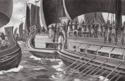 Tarihteki İlk Deniz Savaşı (lito) by Allan Stewart