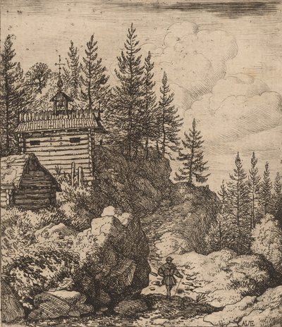 Şapel, muhtemelen c. 16451656. by Allart van Everdingen