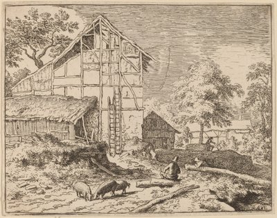 İki Merdivenli Kır Evi by Allart van Everdingen