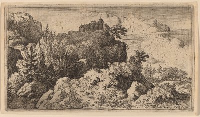Kireçteki Köknarlar by Allart van Everdingen
