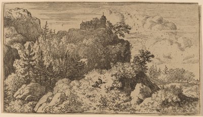 Kireçteki Köknarlar by Allart van Everdingen
