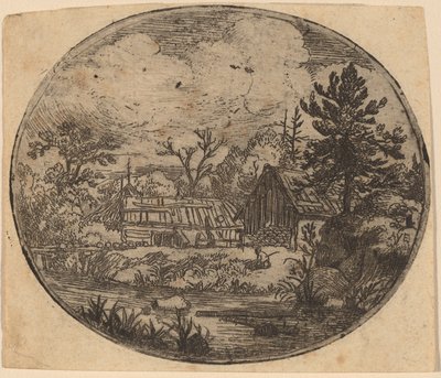 Bir Nehrin Kıyısında Hamlet by Allart van Everdingen
