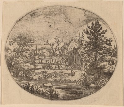Bir Nehrin Kıyısında Hamlet by Allart van Everdingen