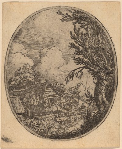 Ağaçlar Arası Hamlet by Allart van Everdingen