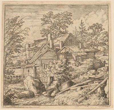 Dağ Tarafında Hamlet by Allart van Everdingen