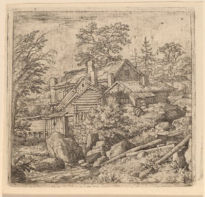 Dağ Tarafında Hamlet by Allart van Everdingen