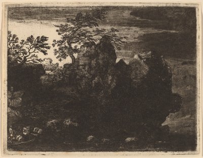 Nehirdeki Büyük Kaya by Allart van Everdingen