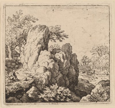Büyük Kaya, muhtemelen c. 16451656. by Allart van Everdingen