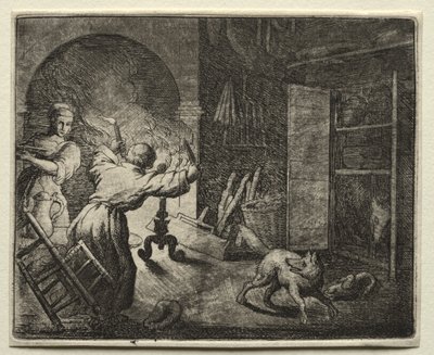 Tilki Reynard: Reynard bir Capon Çaldı by Allart van Everdingen