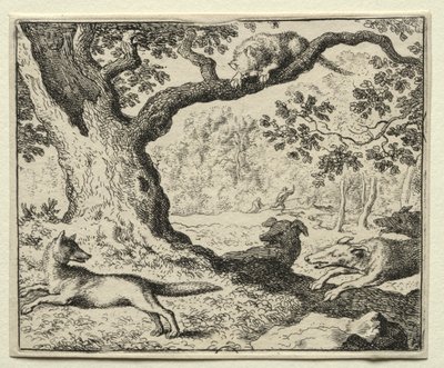 Tilki Reynard: Sadık Kedi. by Allart van Everdingen