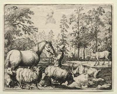 Tilki Reynard: Kıskanç At by Allart van Everdingen