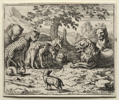 Tilki Reynard: Aslan Konseyi by Allart van Everdingen