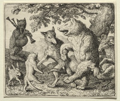 Tilki Reynard: Kurt ve Ayı Özgürlüklerini Kutluyor by Allart van Everdingen