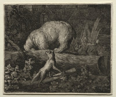 Tilki Reynard: Ayıyı Yakalamak. by Allart van Everdingen