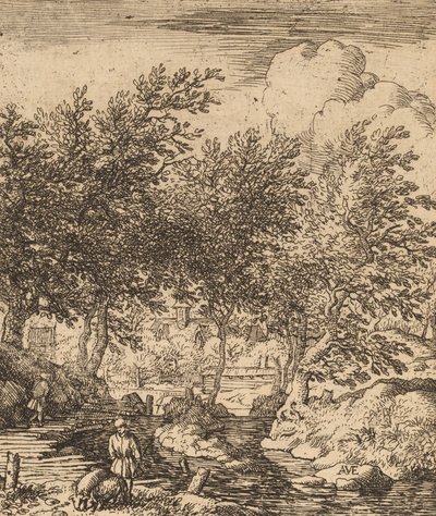 Domuz çobanı, muhtemelen c. 16451656. by Allart van Everdingen