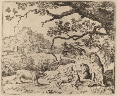 Haberci Olarak Gönderilen Porsuk, muhtemelen c. 16451656. by Allart van Everdingen