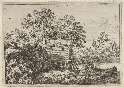 Balıkçı Kulübesi, 17. yüzyıl. by Allart van Everdingen