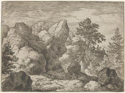 Sivri Kaya, 17. yüzyıl. by Allart van Everdingen
