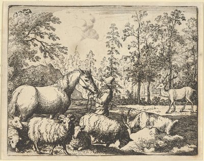 Geyikten İntikam İsteyen Atın Öyküsü, 1650-75. by Allart van Everdingen