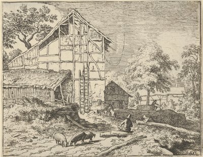 İki Merdiven, 17. yüzyıl. by Allart van Everdingen
