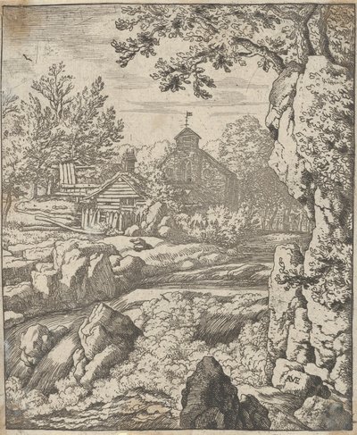Şelale, 17. yüzyıl. by Allart van Everdingen