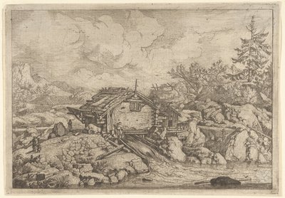 Su Değirmeni, 17. yüzyıl. by Allart van Everdingen