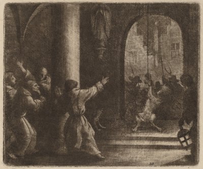 Kurt ve Manastır Çanı, muhtemelen c. 16451656. by Allart van Everdingen